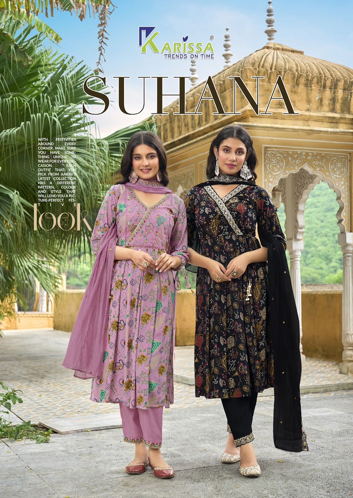 Suhana Karissa Viscose Silk Readymade Pant Style Suits Supplier Gujarat
