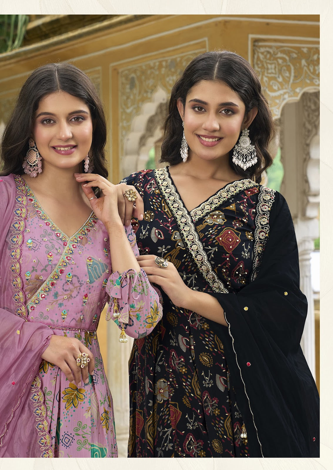 Suhana Karissa Viscose Silk Readymade Pant Style Suits Supplier Gujarat