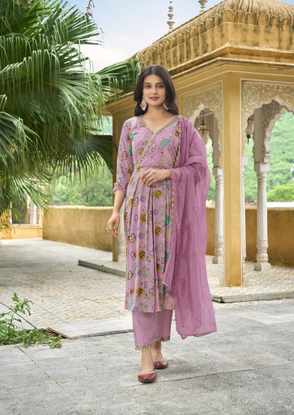 Suhana Karissa Viscose Silk Readymade Pant Style Suits Supplier Gujarat