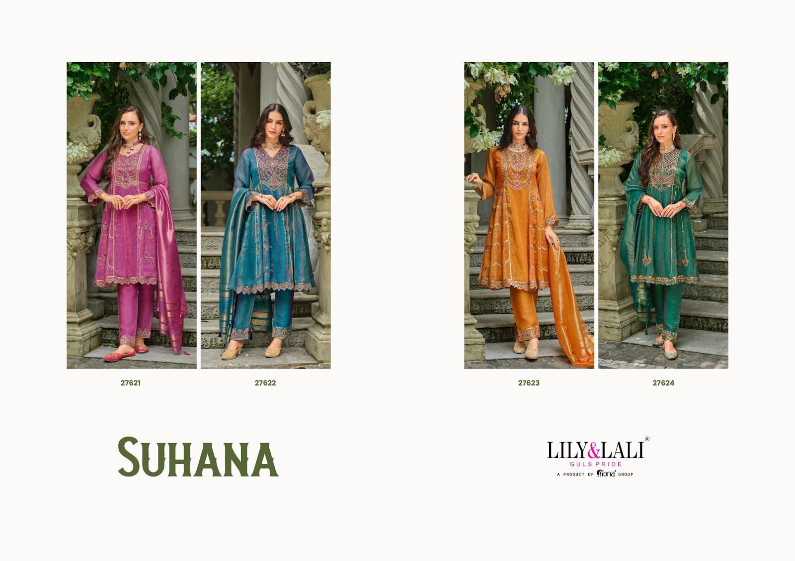 Suhana Lily Lali Simmer Readymade Anarkali Suits Wholesale