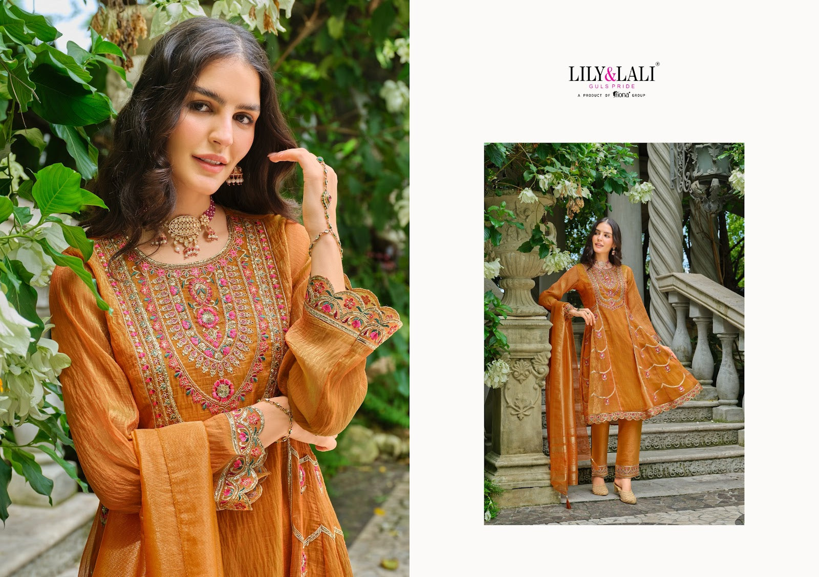 Suhana Lily Lali Simmer Readymade Anarkali Suits Wholesale