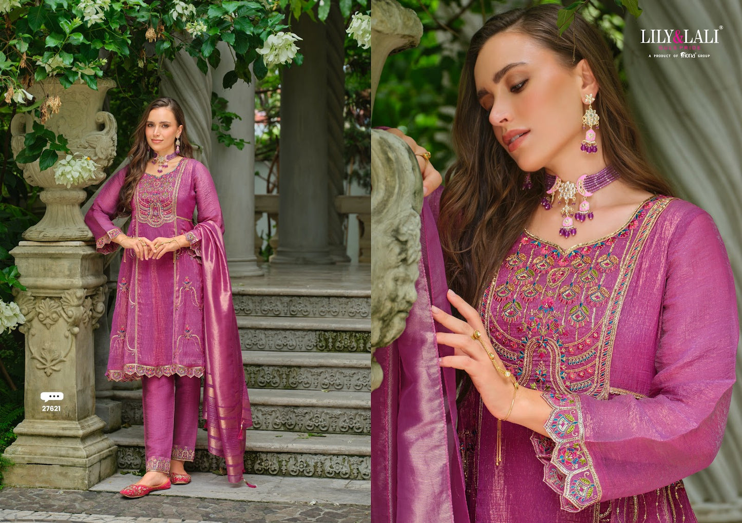 Suhana Lily Lali Simmer Readymade Anarkali Suits Wholesale