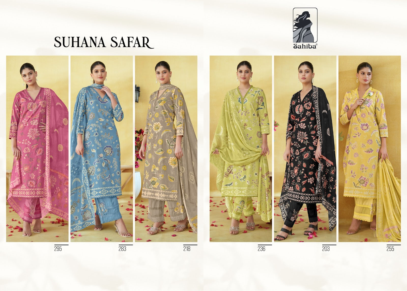 Suhana Safar Sahiba Cotton Pant Style Suits Exporter Ahmedabad