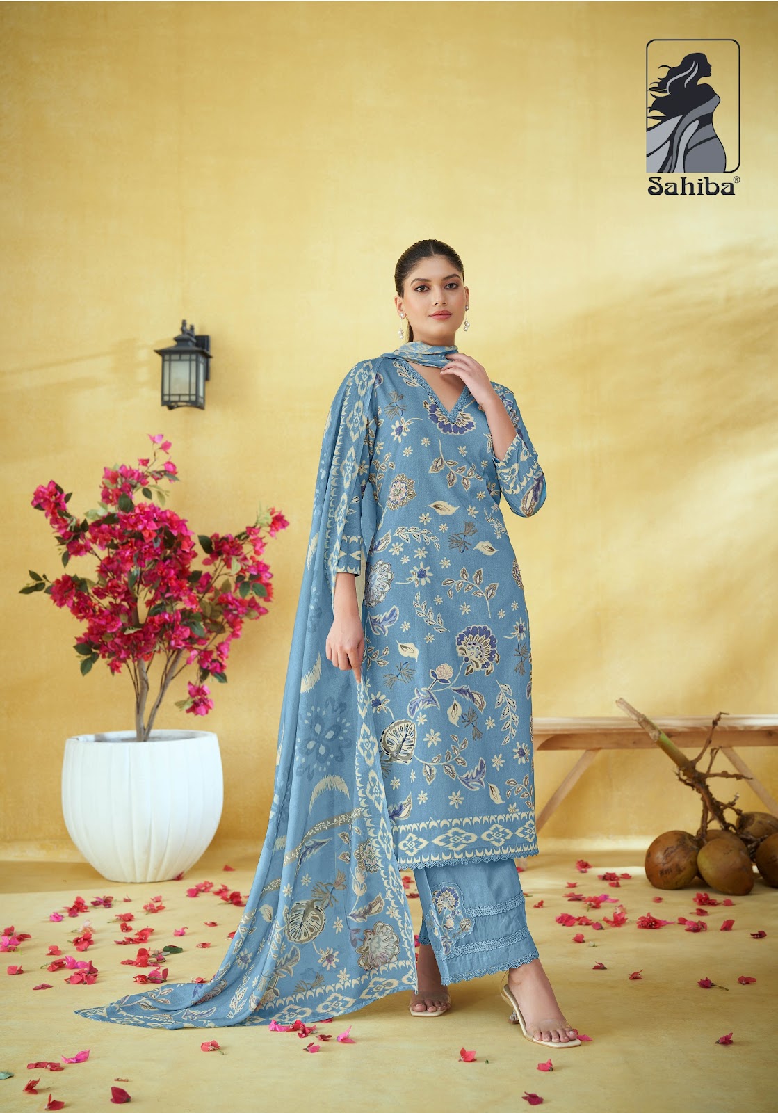 Suhana Safar Sahiba Cotton Pant Style Suits Exporter Ahmedabad