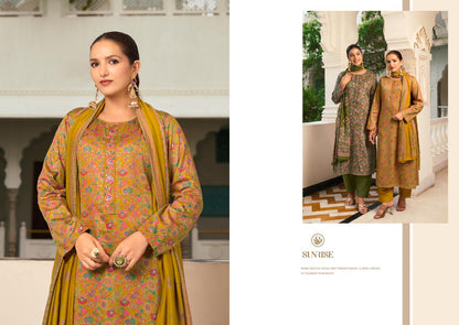 Suhana Safar Sunrise Jam Satin Pant Style Suits Manufacturer Ahmedabad
