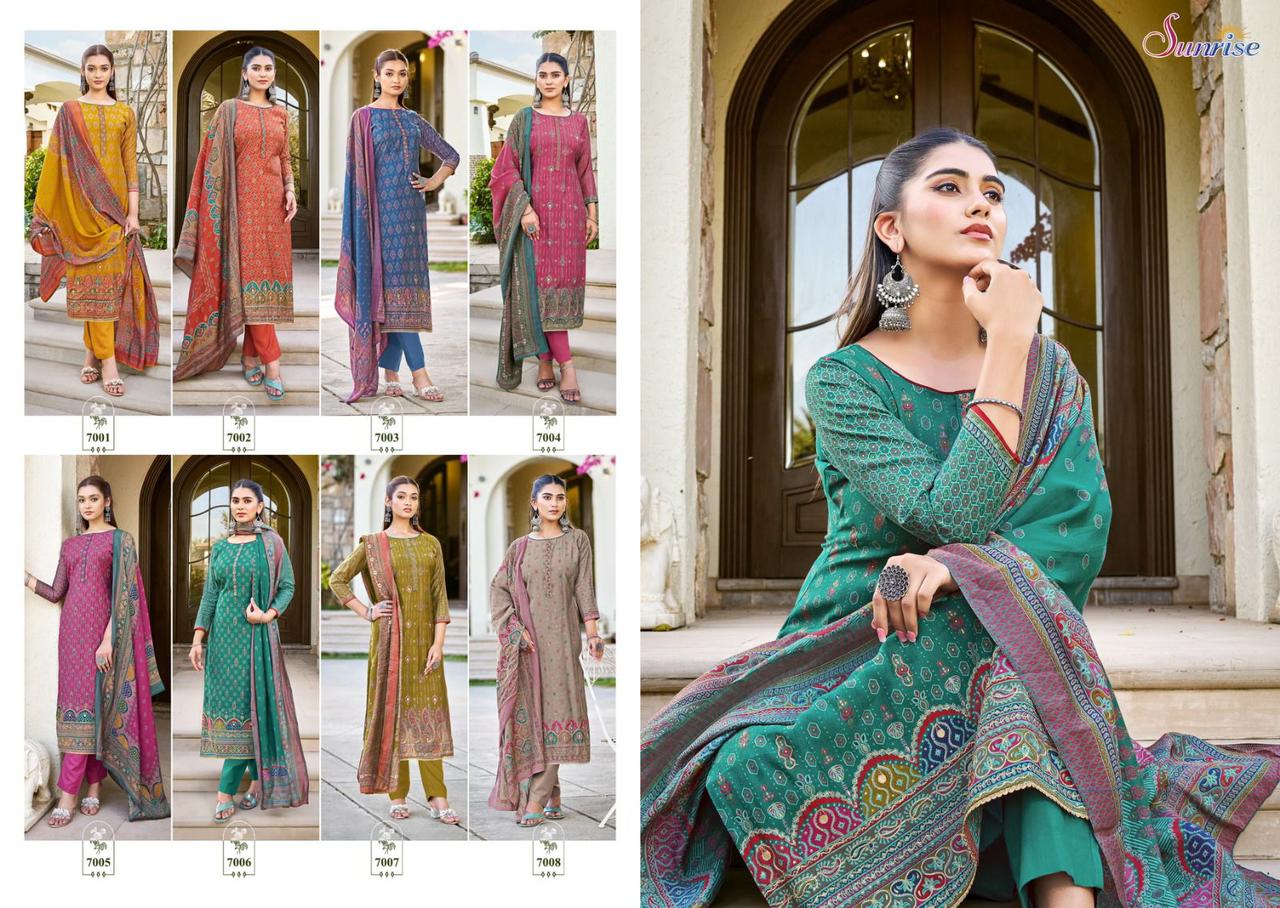 Suhana Silk Vol 7 Sunrise Modal Silk Pant Style Suits