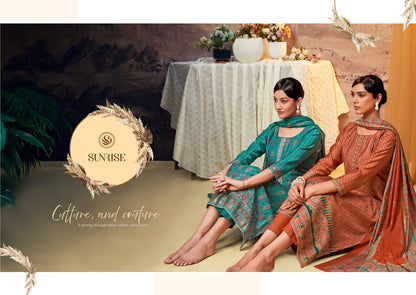 Suhana Sunrise Modal Silk Pant Style Suits Manufacturer