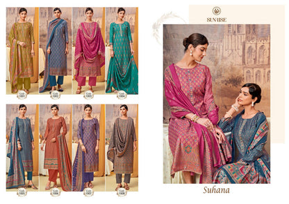 Suhana Sunrise Modal Silk Pant Style Suits Manufacturer