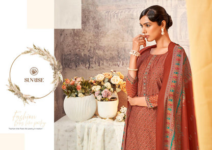 Suhana Sunrise Modal Silk Pant Style Suits Manufacturer