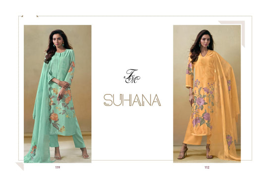 Suhana Tm Muslin Silk Plazzo Style Suits