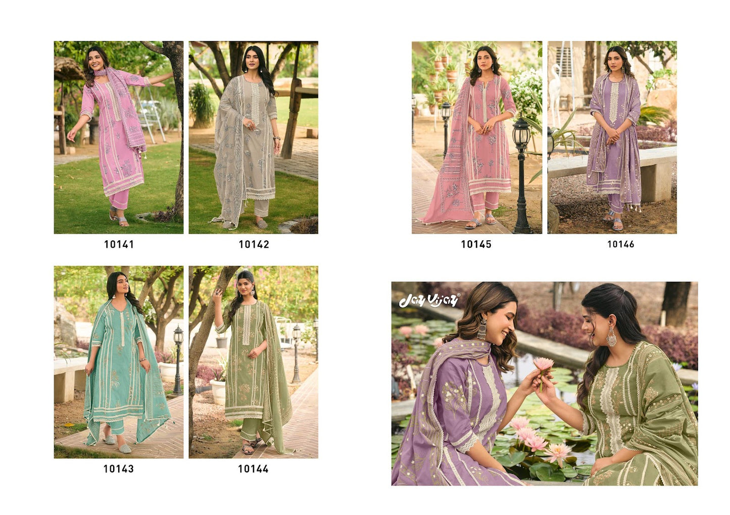 Suhane Pal Jay Vijay Organdy Pant Style Suits Wholesaler India