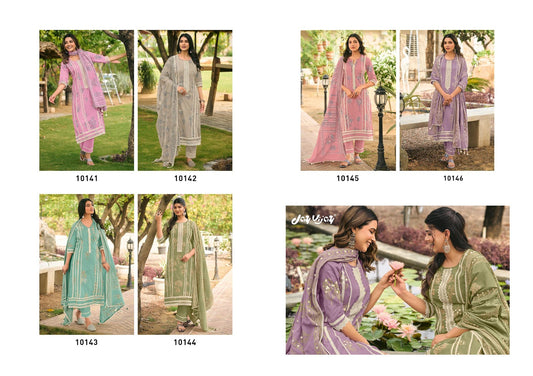 Suhane Pal Jay Vijay Organdy Pant Style Suits Wholesaler India