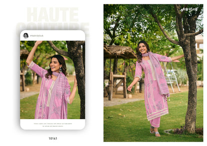 Suhane Pal Jay Vijay Organdy Pant Style Suits Wholesaler India