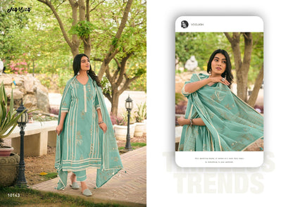 Suhane Pal Jay Vijay Organdy Pant Style Suits Wholesaler India