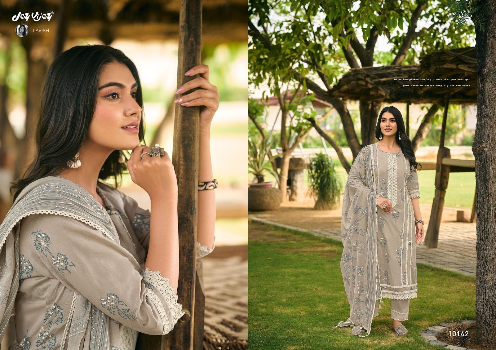 Suhane Pal Jay Vijay Organdy Pant Style Suits Wholesaler India