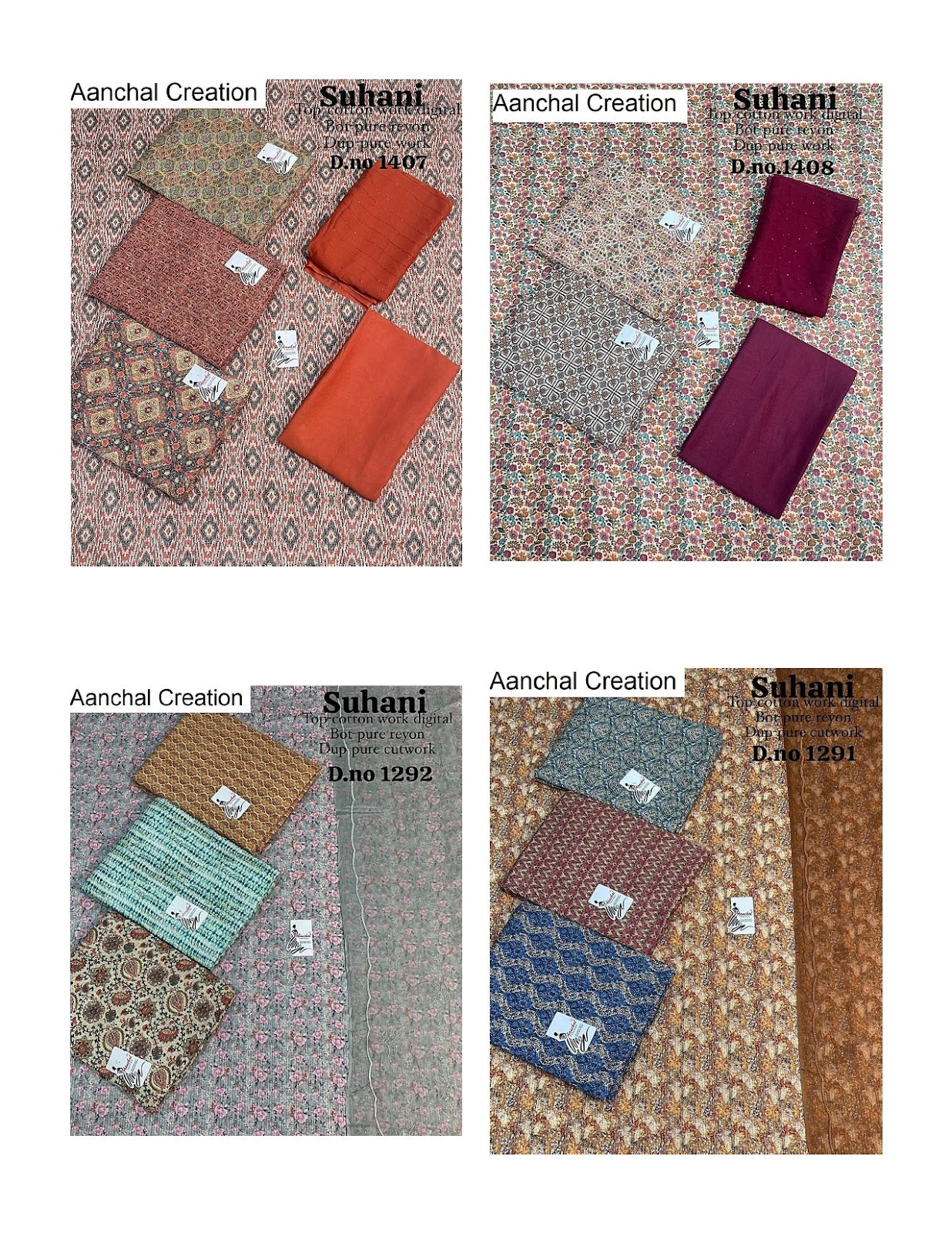 Suhani Aanchal Creation Cotton Salwar Suits Manufacturer