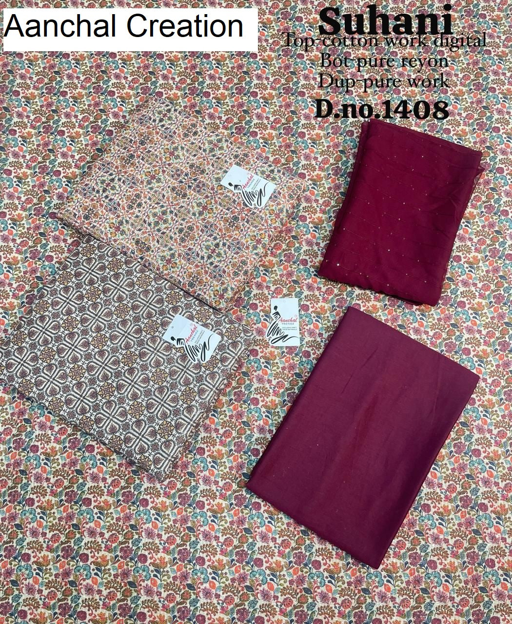 Suhani Aanchal Creation Cotton Salwar Suits Manufacturer