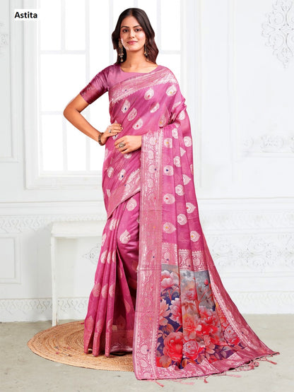 Suhani Astita Linen Cotton Sarees Supplier India