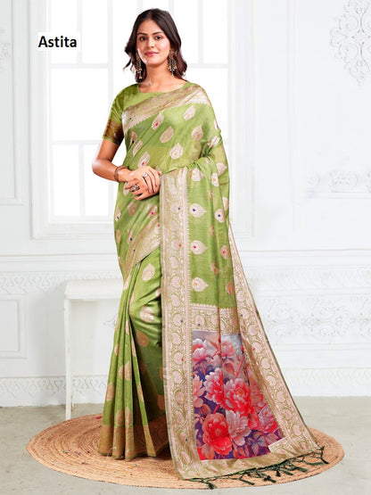 Suhani Astita Linen Cotton Sarees Supplier India
