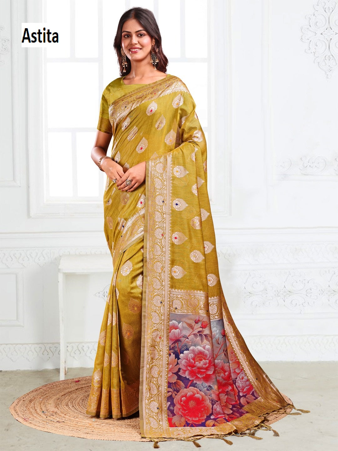 Suhani Astita Linen Cotton Sarees Supplier India