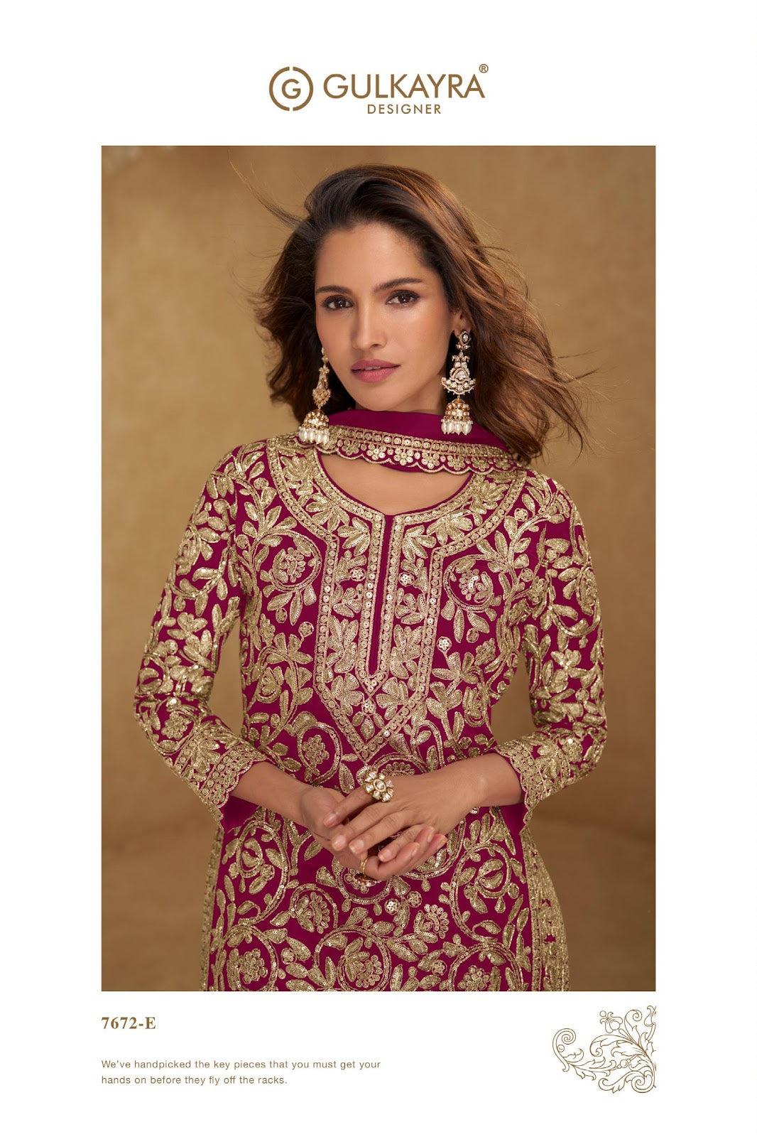 Suhani Gulkayra Designer Georgette Readymade Plazzo Style Suits Manufacturer Gujarat