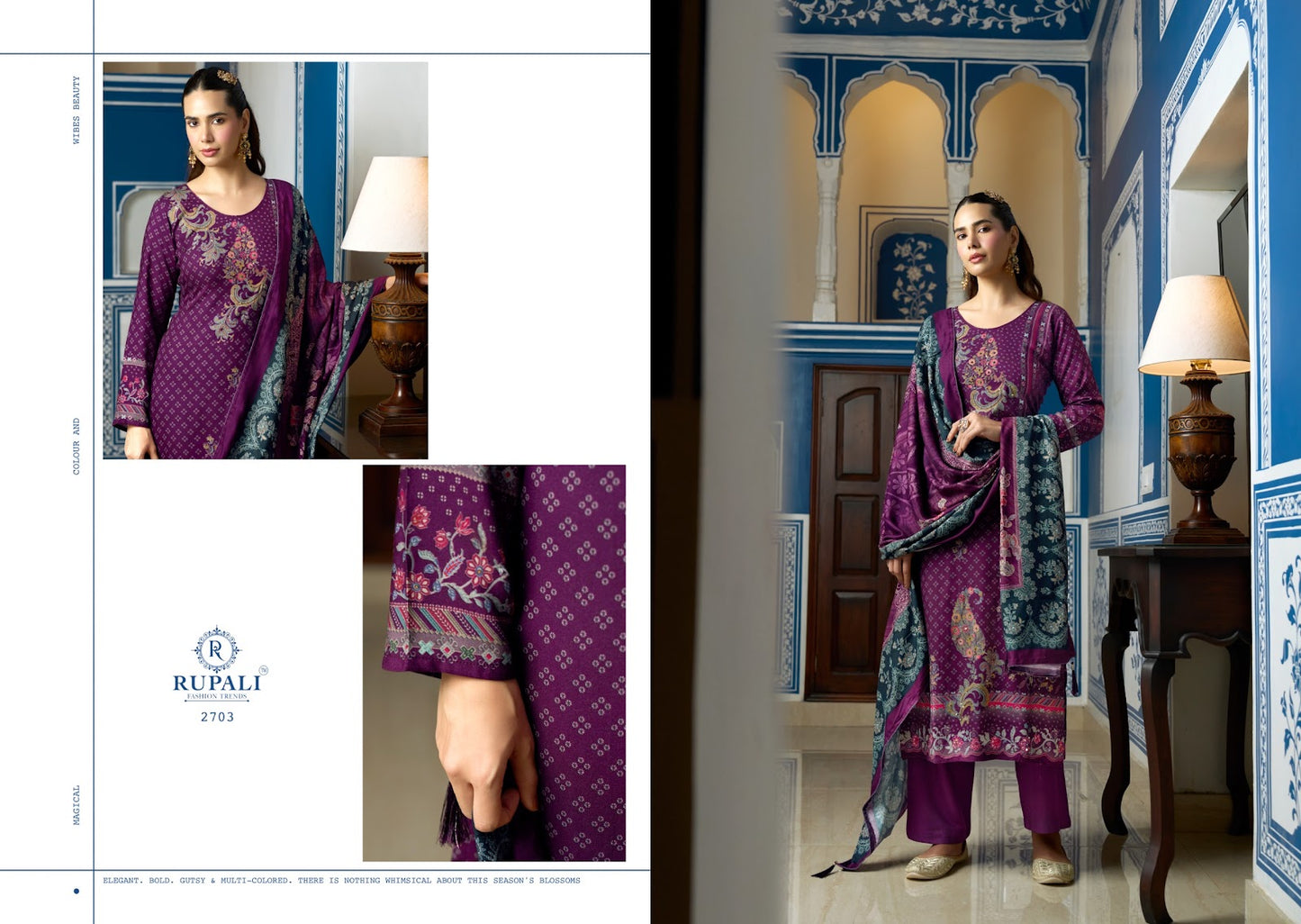 Suhani Rupali Viscose Pashmina Suits Supplier Ahmedabad