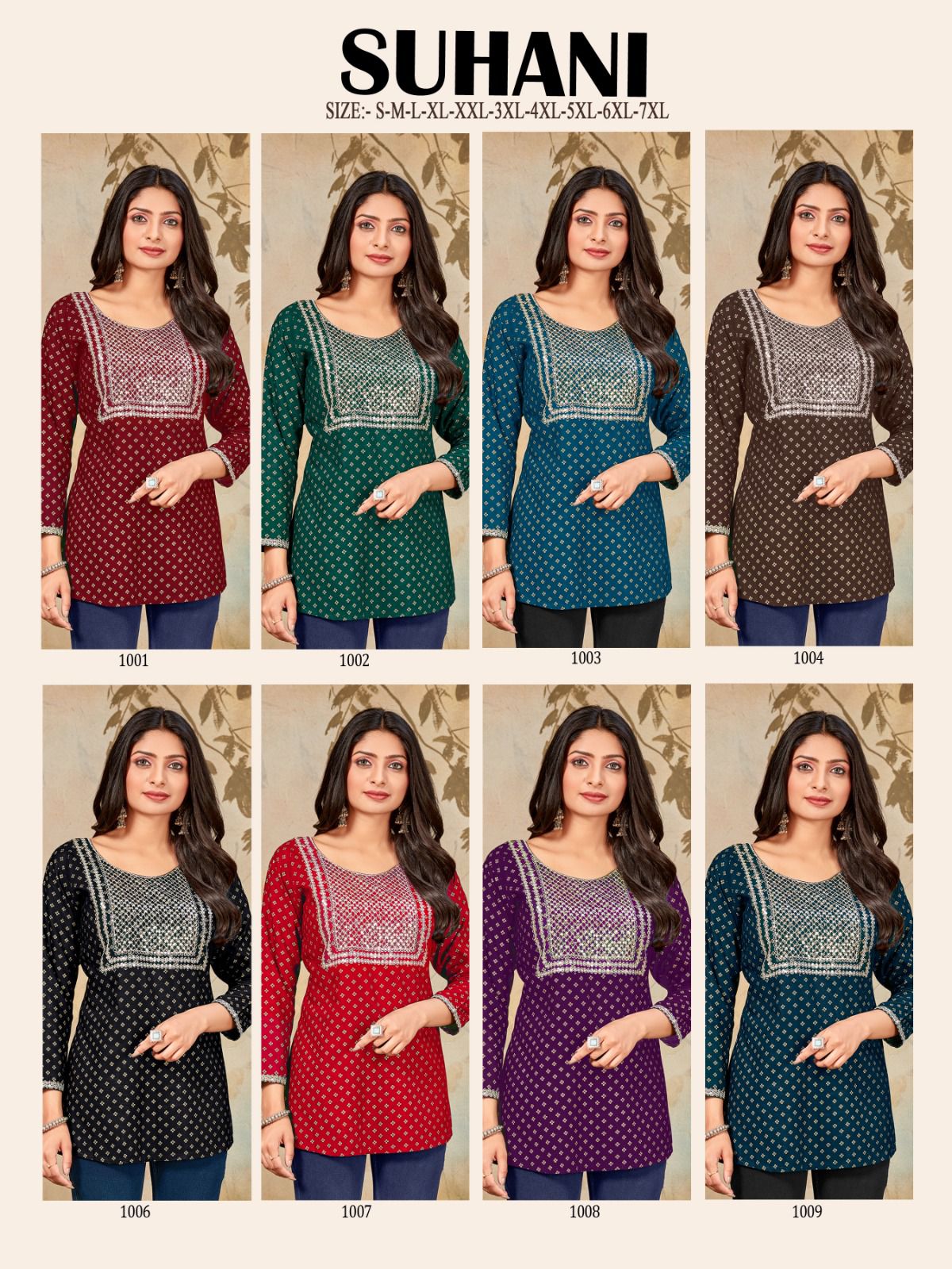 Suhani Sangeet Rayon Short Kurtis Manufacturer India