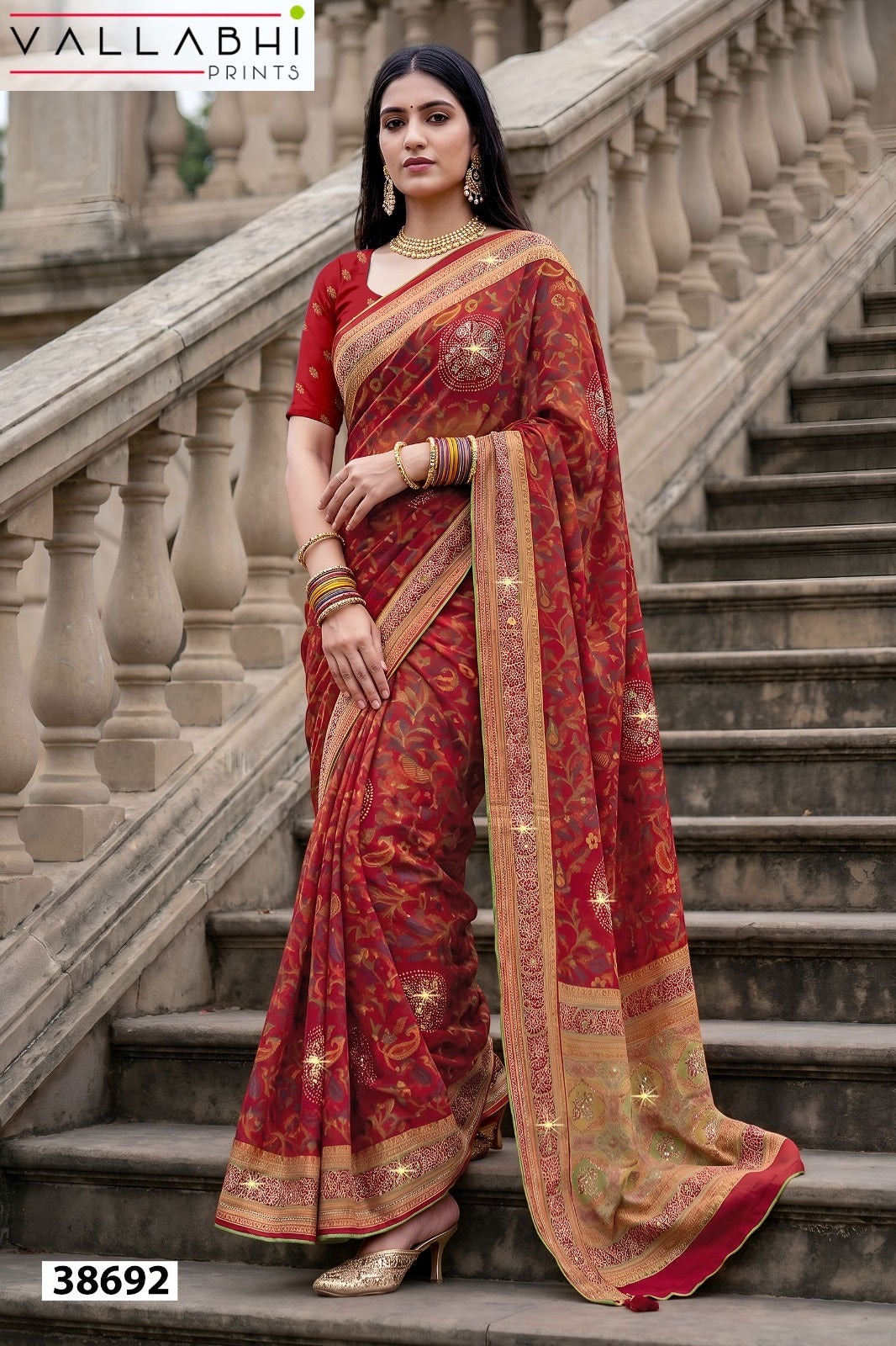 Suhani Vallabhi Prints Weightless Sarees Wholesale