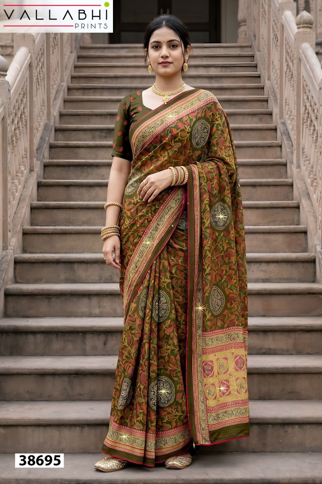 Suhani Vallabhi Prints Weightless Sarees Wholesale