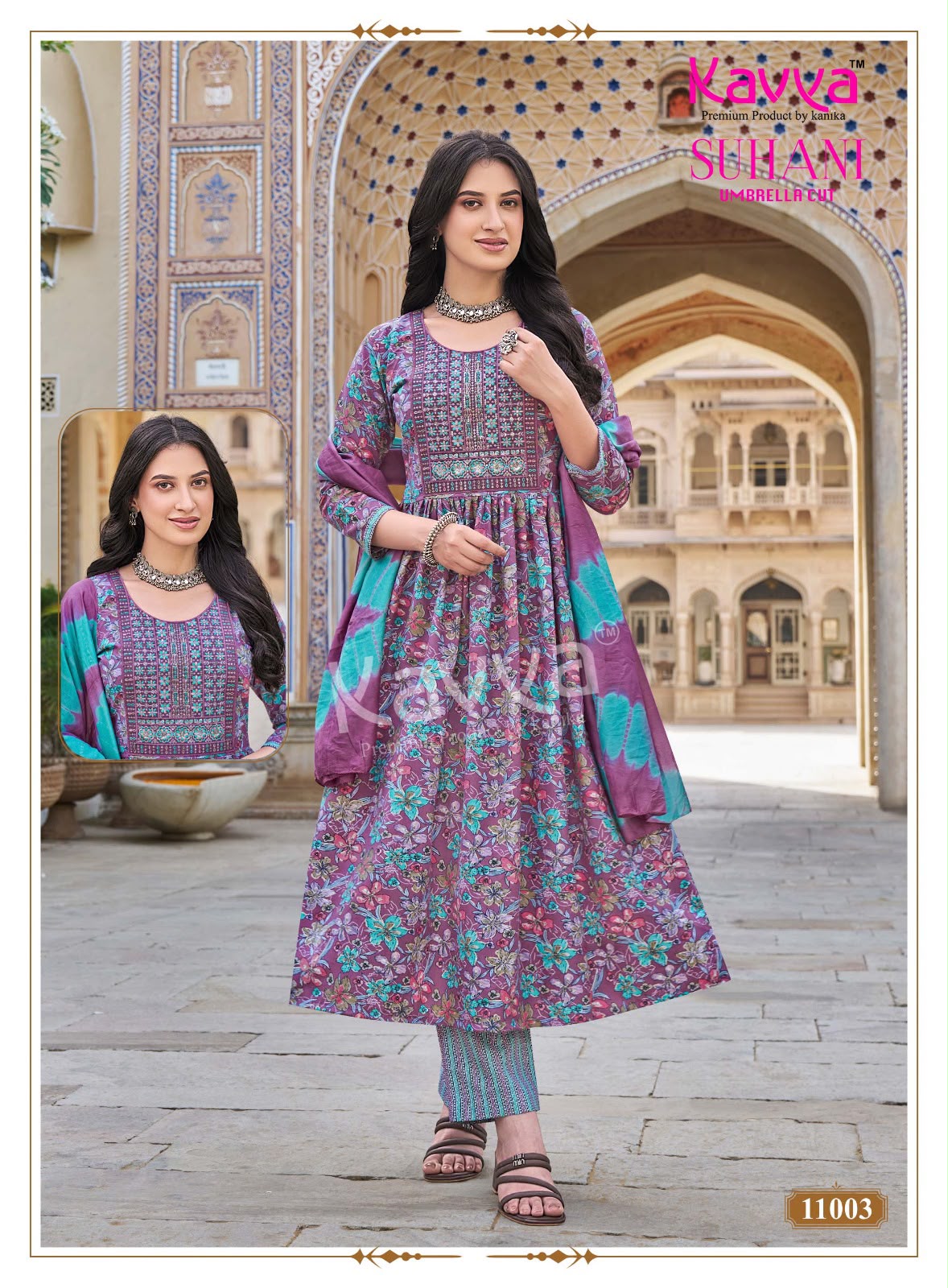Suhani Vol 11 Kavya Viscose Readymade Pant Style Suits Manufacturer Gujarat