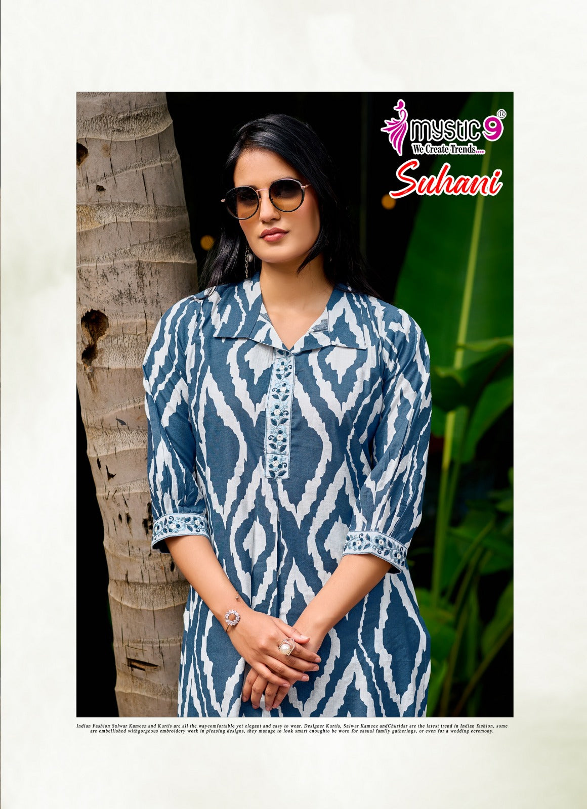 Suhani Vol 1 Mystic 9 Vertican Kurti Pant Set Wholesale Price