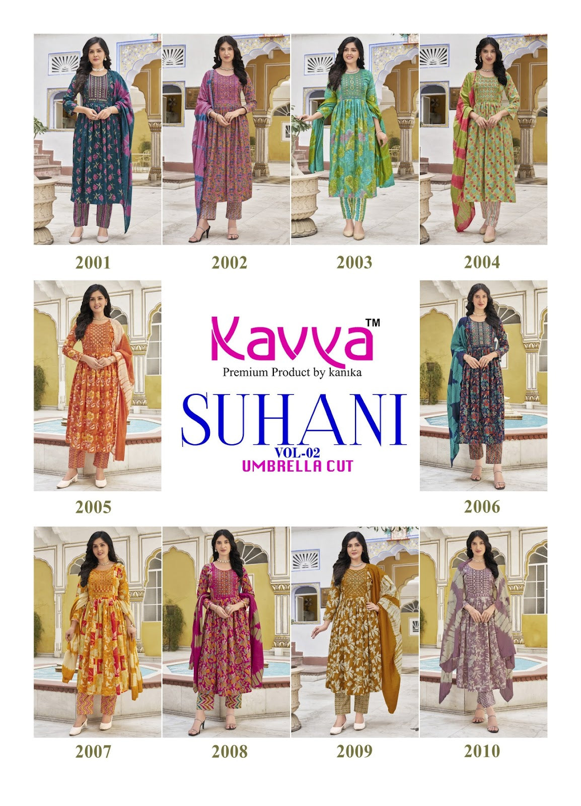Suhani Vol 2 Kavya Viscose Readymade Pant Style Suits Manufacturer Ahmedabad