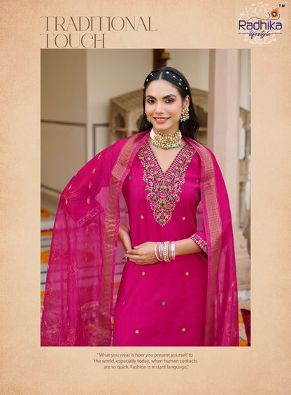 Suhani Vol 2 Radhika Lifestyle Vertican Readymade Pant Style Suits Wholesale Price