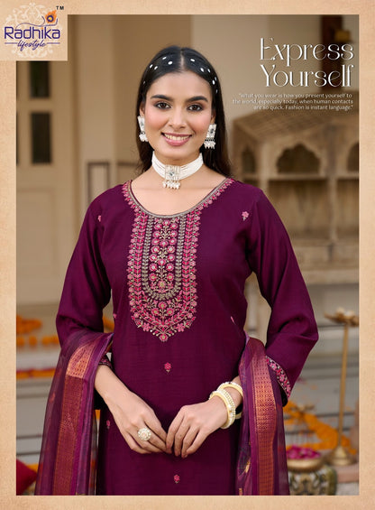 Suhani Vol 2 Radhika Lifestyle Vertican Readymade Pant Style Suits Wholesale Price