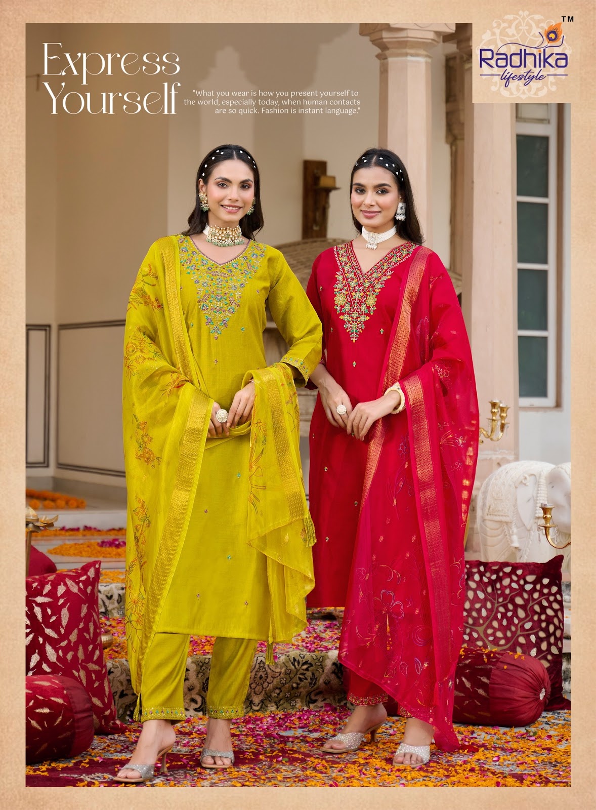 Suhani Vol 2 Radhika Lifestyle Vertican Readymade Pant Style Suits Wholesale Price