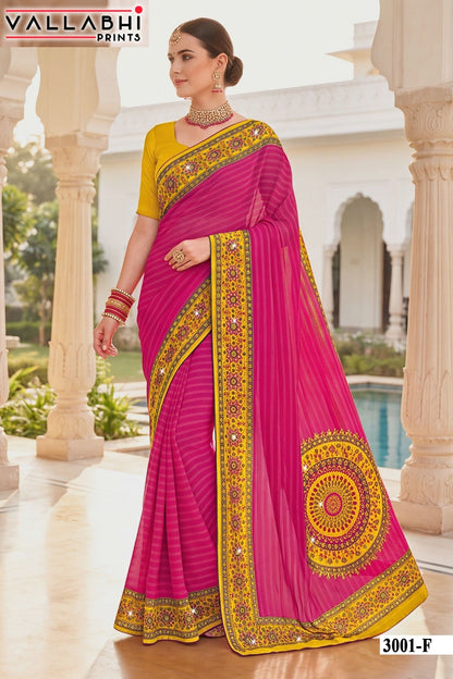 Suhani Vol 3 Vallabhi Prints Weightless Sarees Wholesaler India