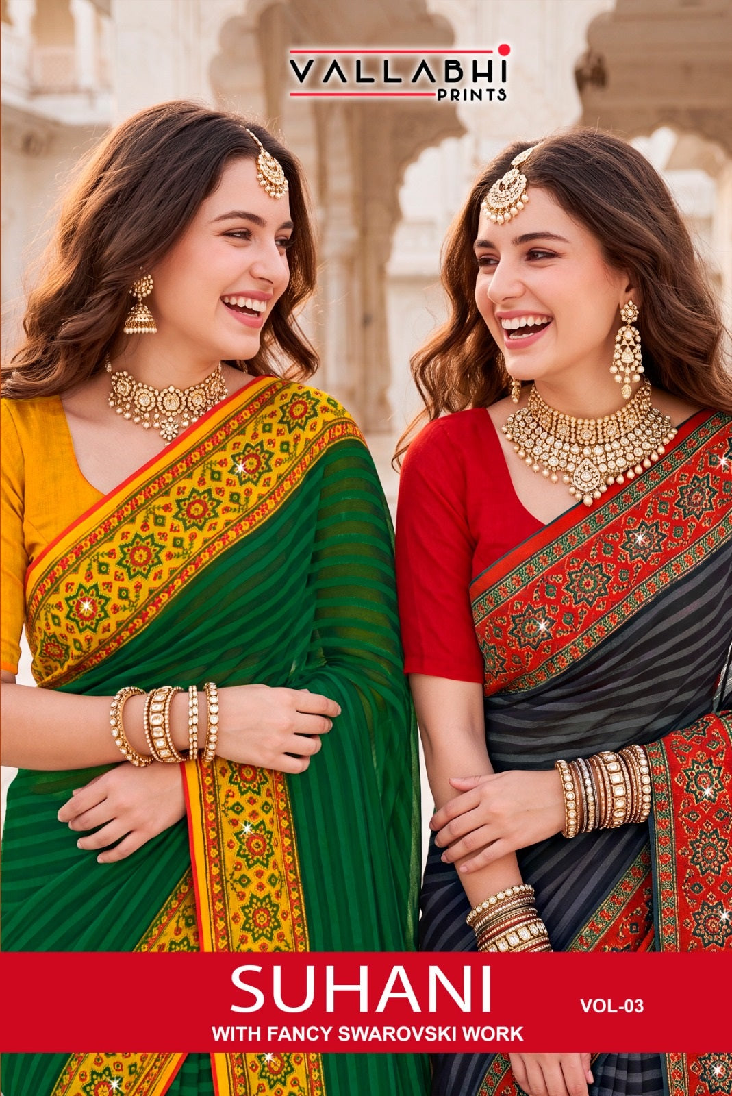 Suhani Vol 3 Vallabhi Prints Weightless Sarees Wholesaler India