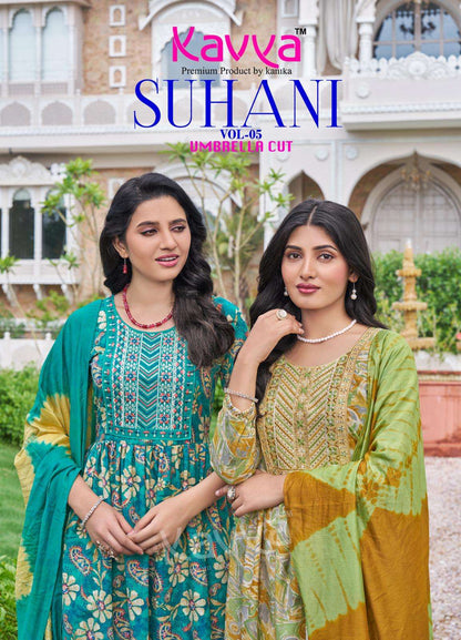 Suhani Vol 5 Kavya Readymade Pant Style Suits Wholesale Price
