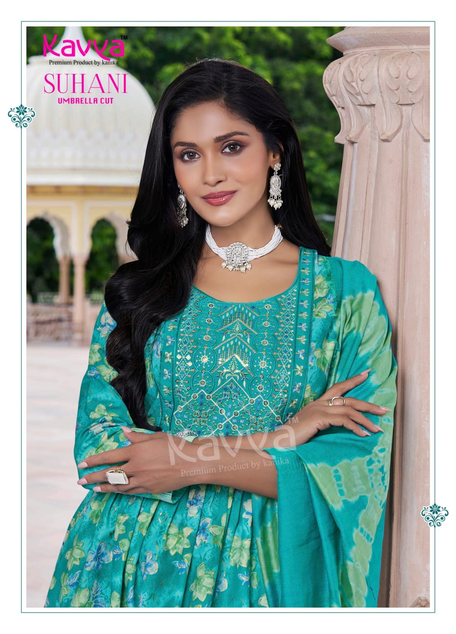 Suhani Vol 6 Kavya Viscose Readymade Pant Style Suits Wholesale Price