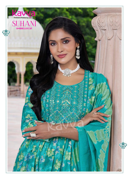 Suhani Vol 6 Kavya Viscose Readymade Pant Style Suits Wholesale Price