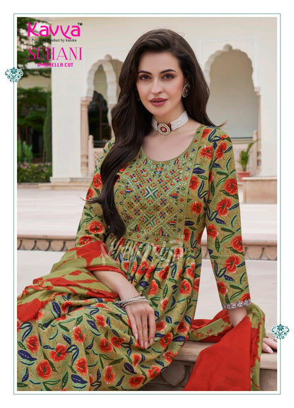 Suhani Vol 6 Kavya Viscose Readymade Pant Style Suits Wholesale Price