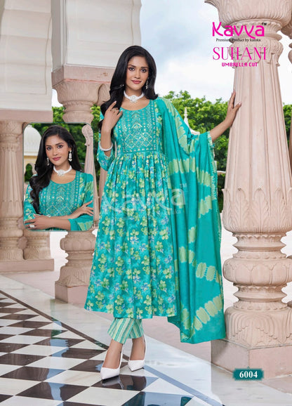 Suhani Vol 6 Kavya Viscose Readymade Pant Style Suits Wholesale Price
