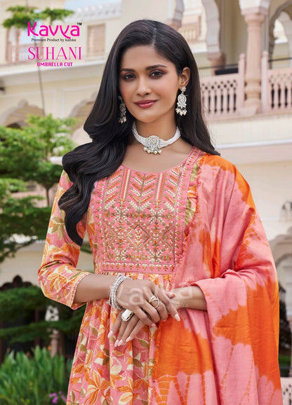 Suhani Vol 6 Kavya Viscose Readymade Pant Style Suits Wholesale Price