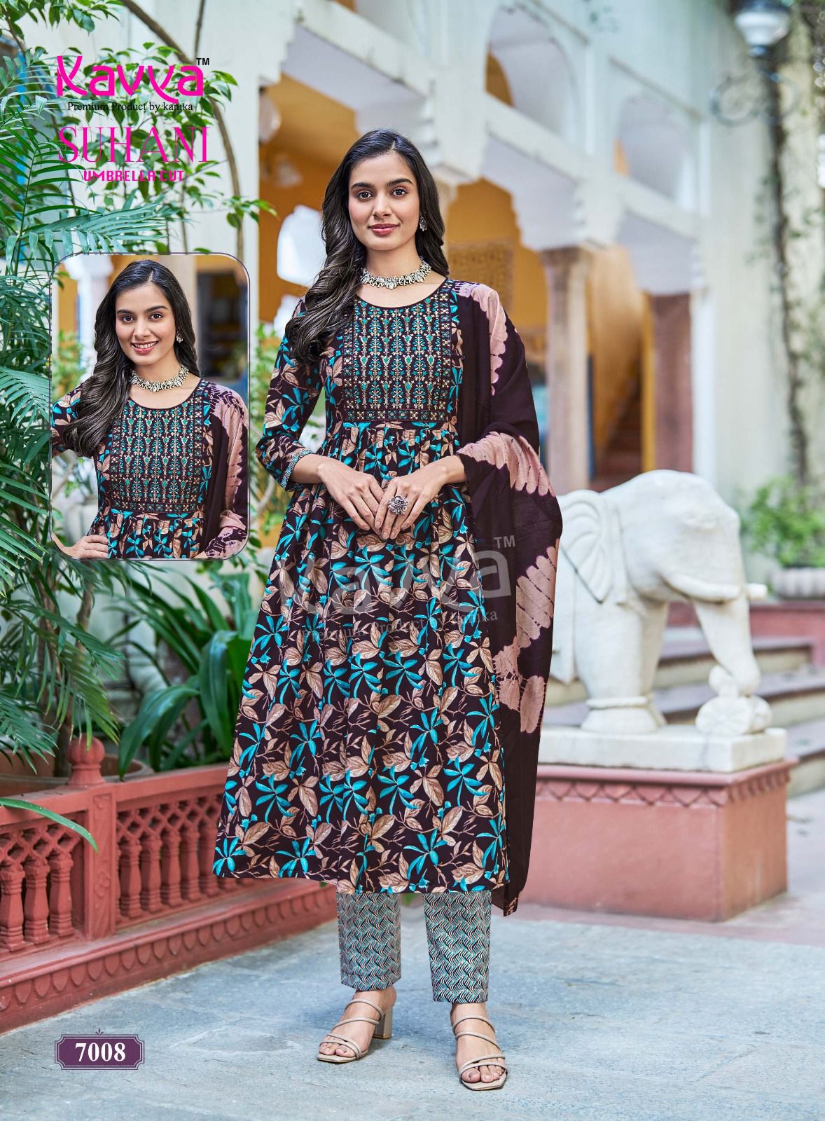 Suhani Vol 7 Kavya Viscose Readymade Pant Style Suits Supplier Ahmedabad
