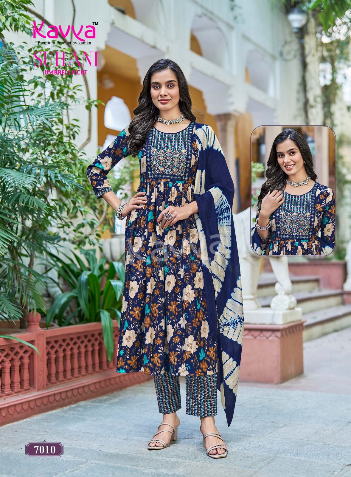 Suhani Vol 7 Kavya Viscose Readymade Pant Style Suits Supplier Ahmedabad