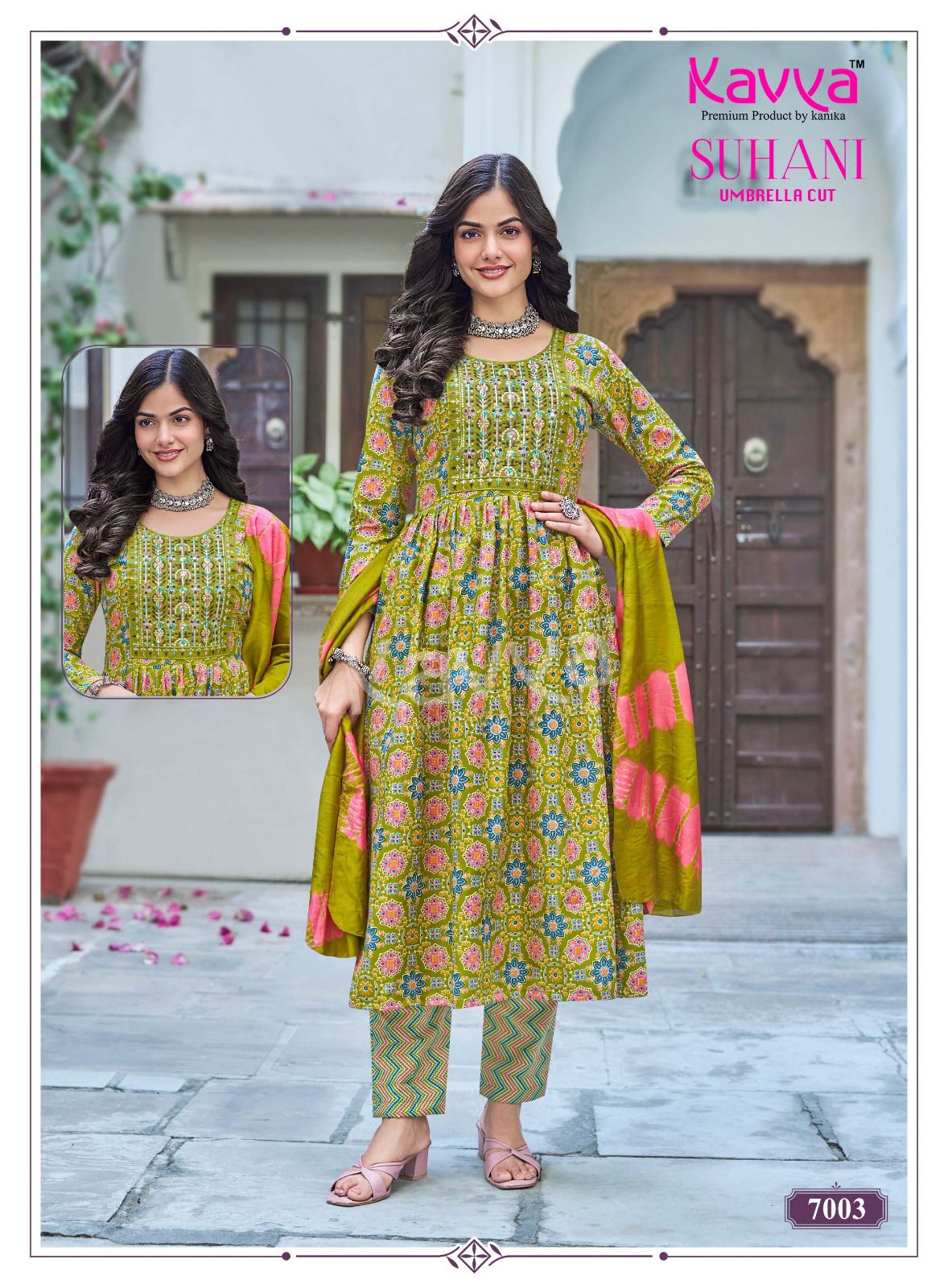 Suhani Vol 7 Kavya Viscose Readymade Pant Style Suits Supplier Ahmedabad