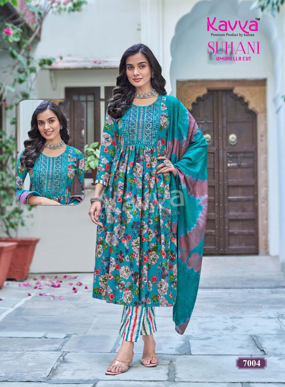 Suhani Vol 7 Kavya Viscose Readymade Pant Style Suits Supplier Ahmedabad