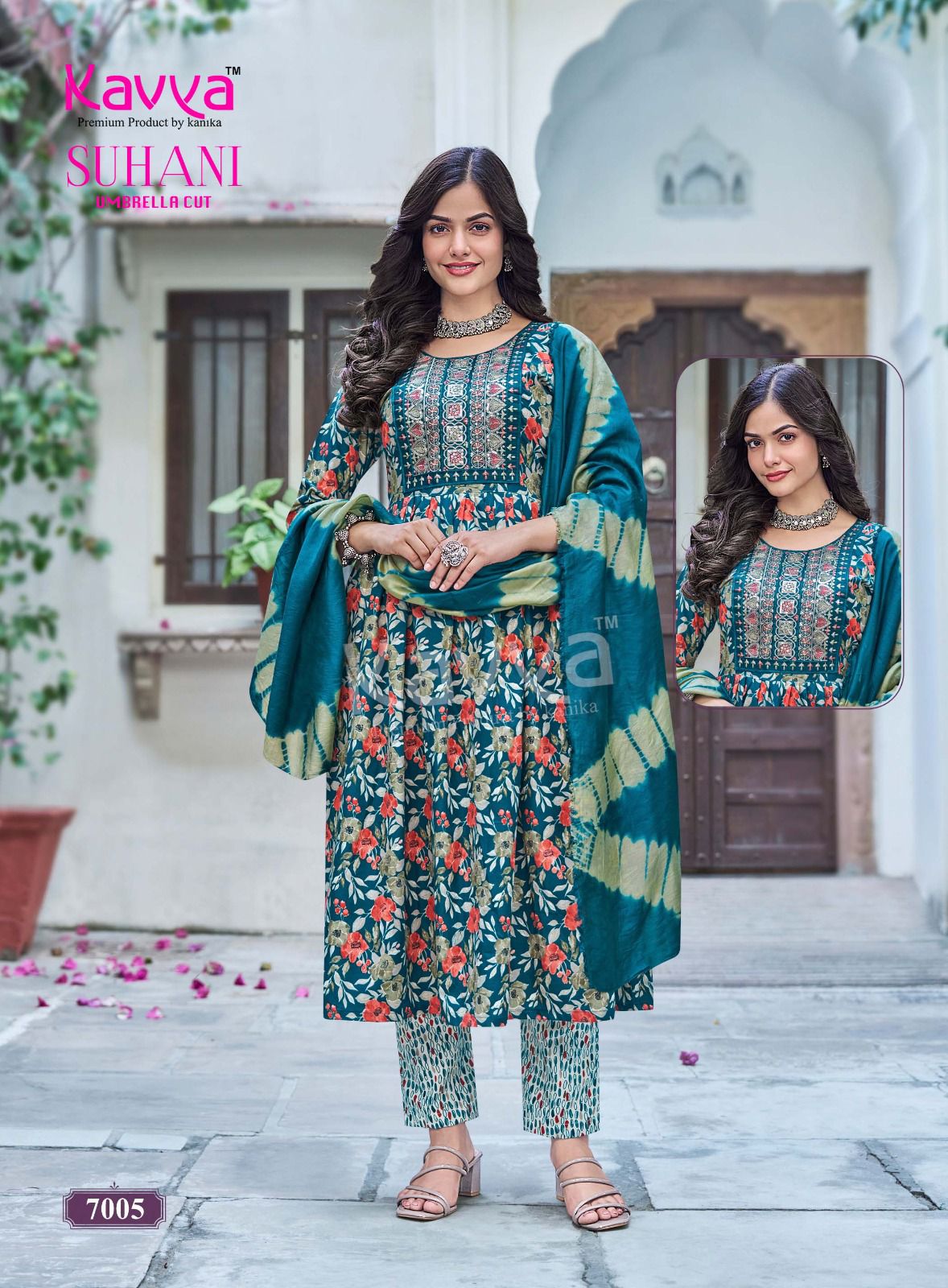 Suhani Vol 7 Kavya Viscose Readymade Pant Style Suits Supplier Ahmedabad
