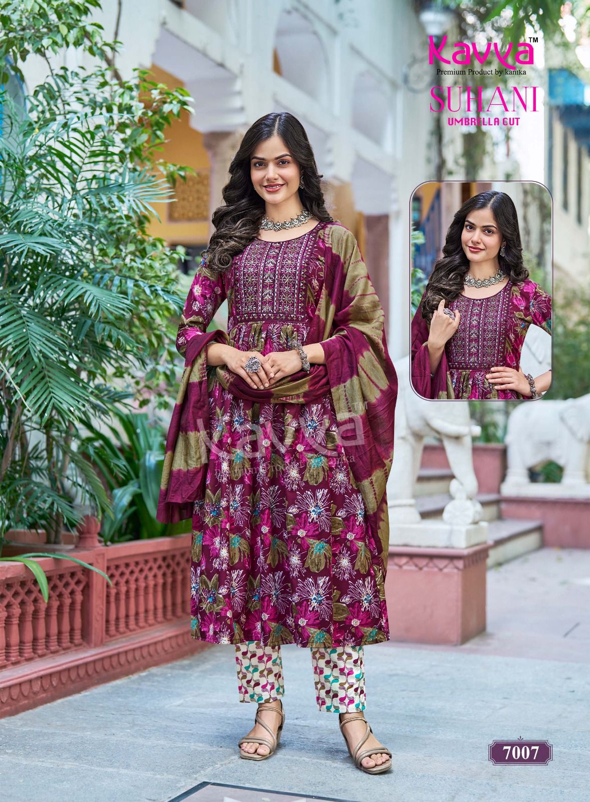 Suhani Vol 7 Kavya Viscose Readymade Pant Style Suits Supplier Ahmedabad