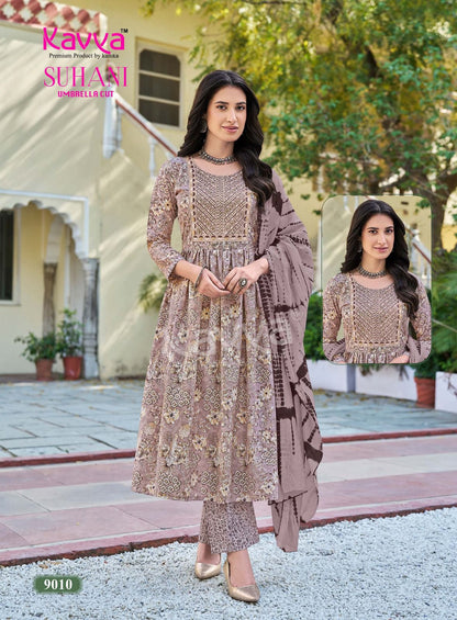 Suhani Vol 9 Kavya Viscose Readymade Pant Style Suits Exporter Ahmedabad